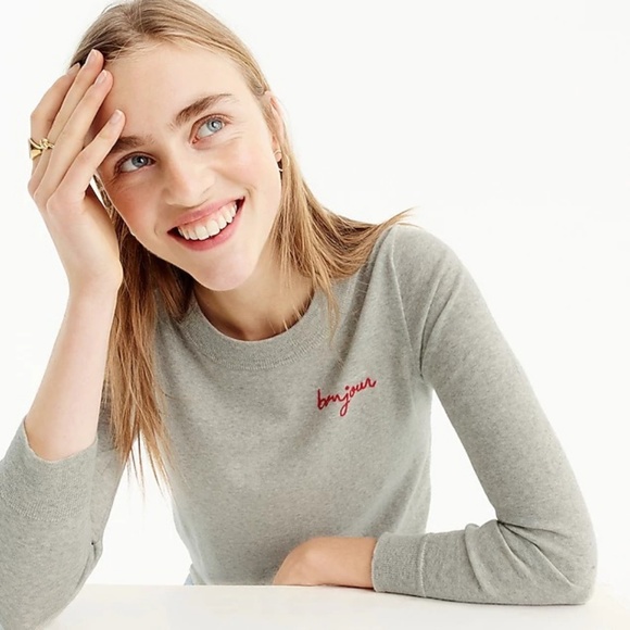 J.Crew Bonjour Tippi Merino Wool Sweater - Picture 3 of 4